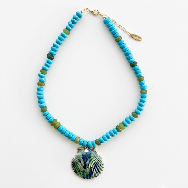 Turquoise 'Shell' Necklace