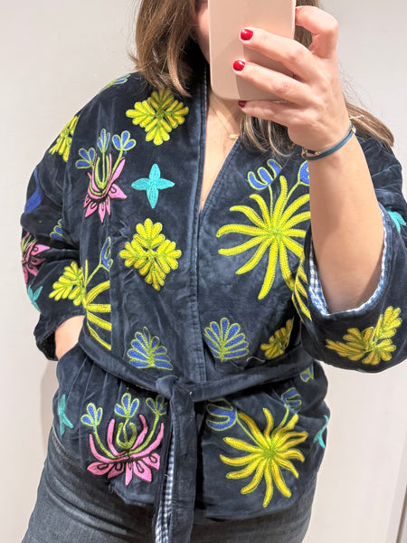Tiger Jacket: Navy