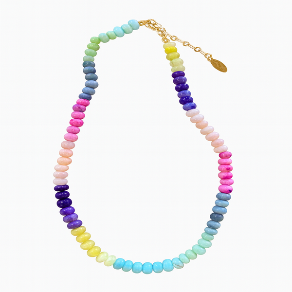 Semi-precious stones 'Rainbow' Necklace