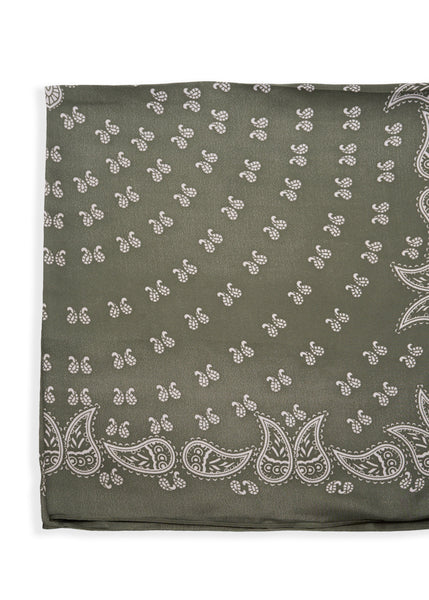 Silky Scarf Bandana Kaki