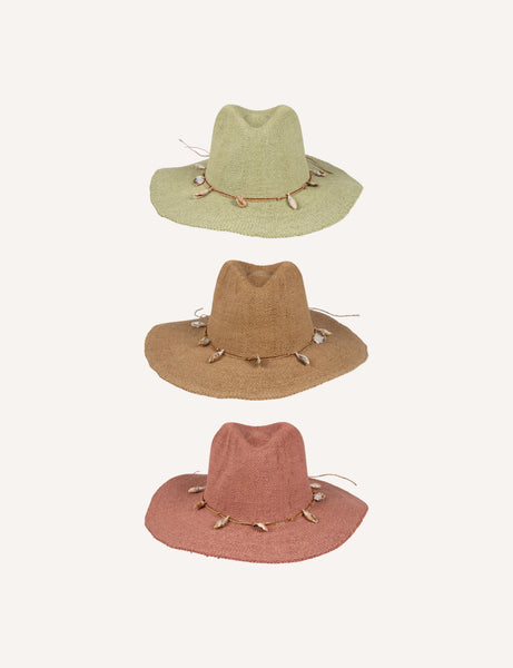 Hat: Shells Light Green