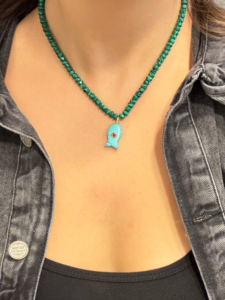 Stylish jewelry to be stacked with other beaded necklaces or not