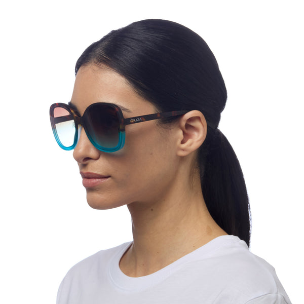 ANNA 019 HAVANA/BLUE