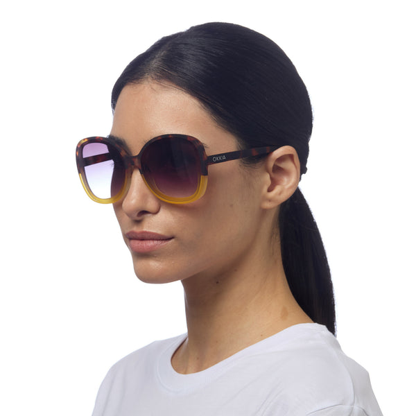 ANNA 019 HAVANA/YELLOW