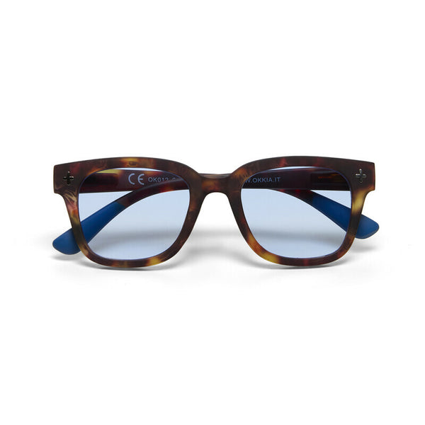 GIOVANNI 012 HAVANA/BLUE BLUE LENSES