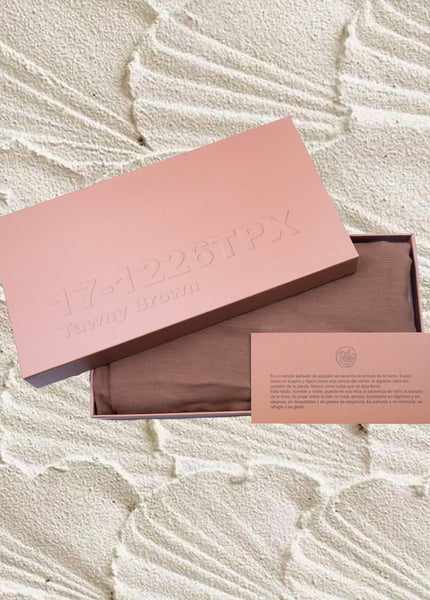 Cotton Scarf: Bois de Rose