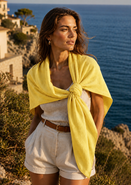Cotton Scarf: Ochre