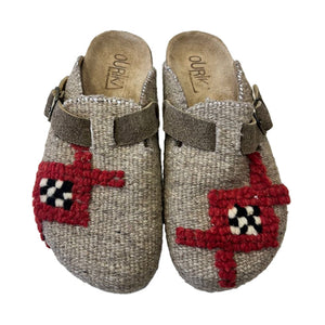 Clog 37 Beige/Red