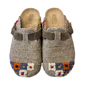 Clog 39 Beige/Flowers