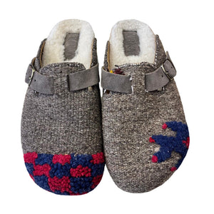 Clog 39 Grey with Fur