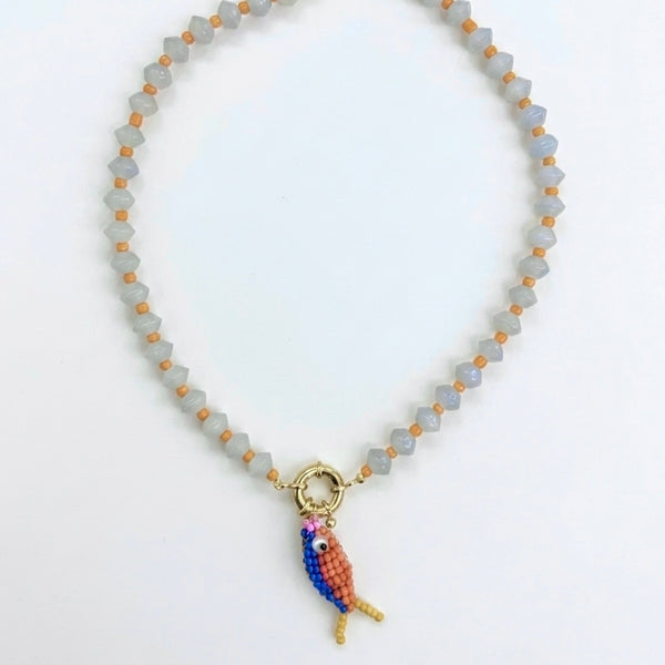 Light Blue ‘Fish’ Necklace