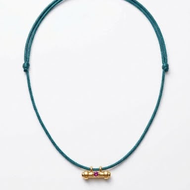 Stylish jewelry to be stacked with other beaded necklaces or not