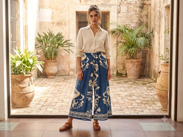Flowy Pants Blue
