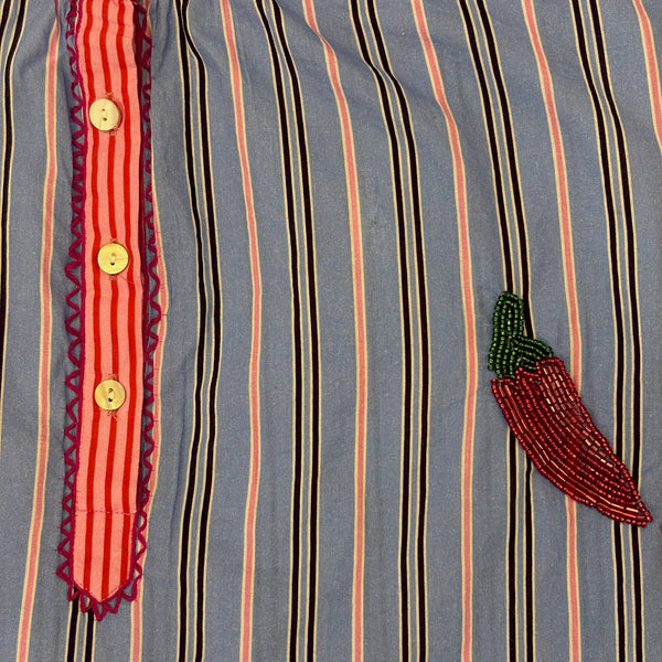 Patchwork Shirt: chili 🌶️