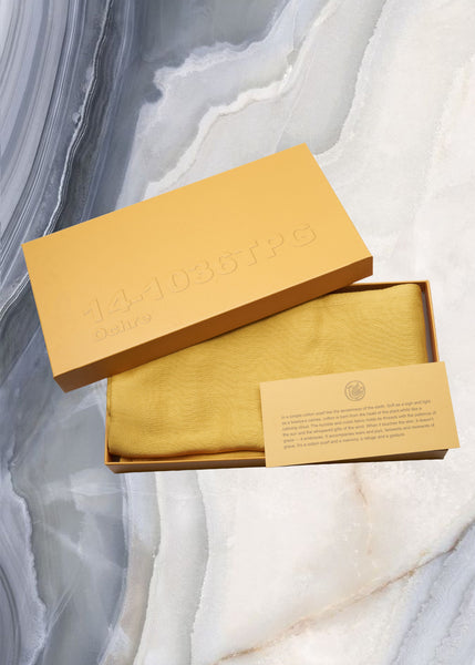 Cotton Scarf: Ochre