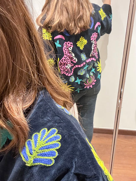 Tiger Jacket: Navy
