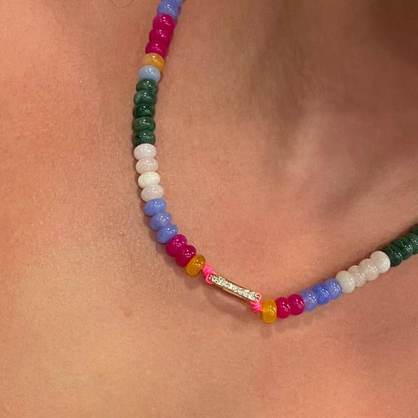 Mutico Bedazzled Charm Necklace