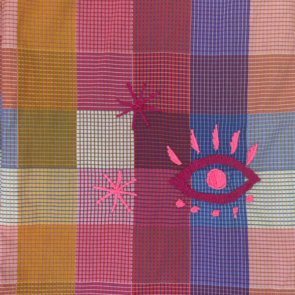 Patchwork Shirt: 👁️ & 💘