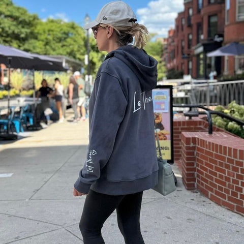 ZIP-UP HOODIE 'Let Them’ Grey
