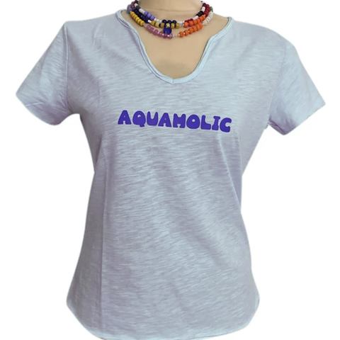 T-SHIRT 'Aquaholic'