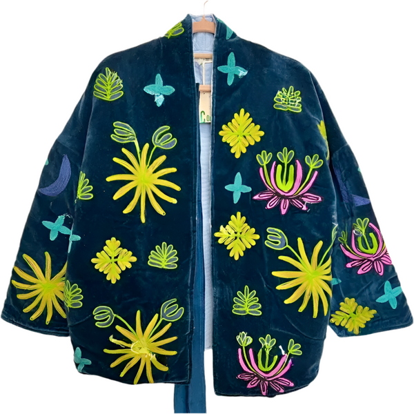Tiger Jacket: Navy