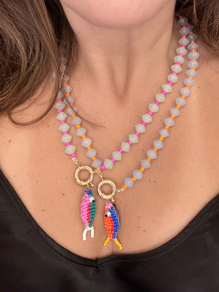 Yellow ‘Fish’ Necklace