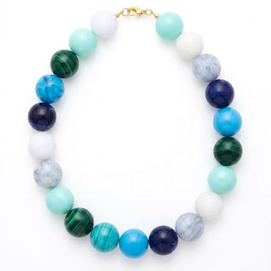 Large Stones Choker Necklace