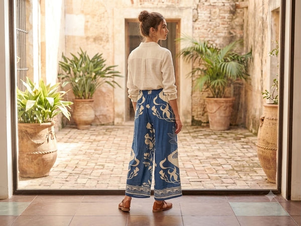 Flowy Pants Blue