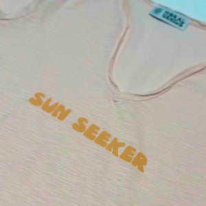 T-SHIRT 'Sun Seeker' light pink