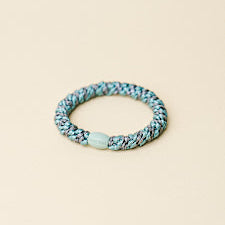 KKNEKKI Teal Steel Grey Glitter Stripe