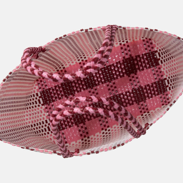 Woven Tote Bag Pink