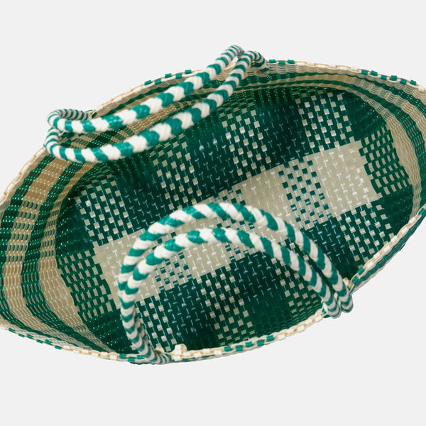 Woven Tote Bag Green