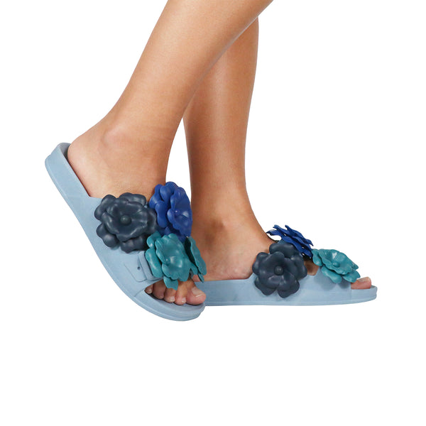 Camelia Blue Multico