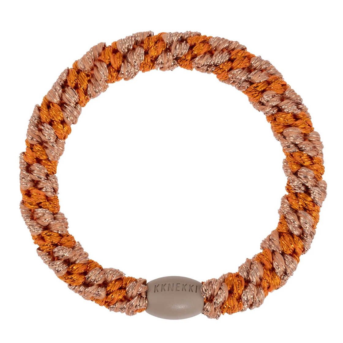 KKNEKKI Orange Rosewood Glitter Stripe