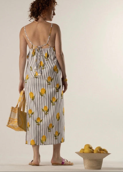 Natali Dress: Grey