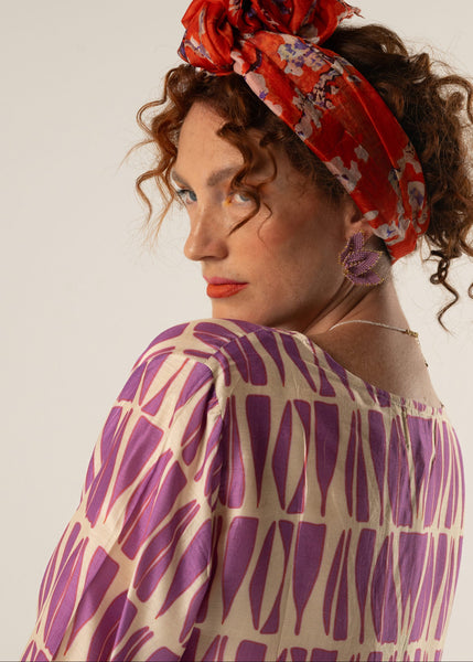 Titli Kaftan: Purple